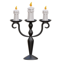 candelabro 3d ícone ilustrações png