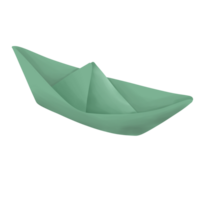 ilustración de barco de papel png