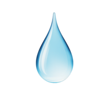 natürlich Wasser fallen auf transparent Hintergrund png