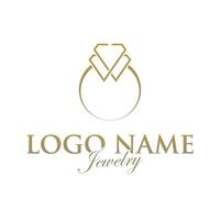 Jewelry business logo. JJ Letter Logo in the shape of a jewel, used for jewelry business. vector
