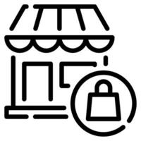 Marketplace icon Illustration, for web, app, infographic, etc vector