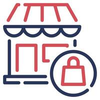 Marketplace icon Illustration, for web, app, infographic, etc vector