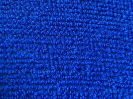 texture of a blue knitted background with natural pattern photo