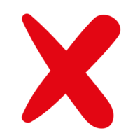 Cross-Check-Symbol auf transparentem Hintergrund png