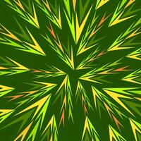 abstract  green and yellow stars on a dark green background. vector