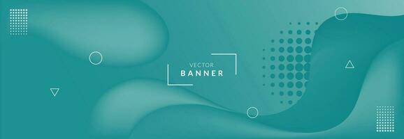 Abstract vector teal colored background design template