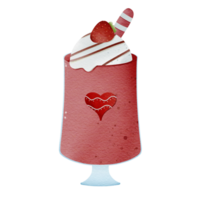 Strawberry drink with Strawberry png
