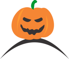 The pumpkin head band png