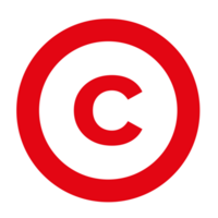 C Symbol trademark on Transparent Background png