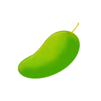 grön mangofrukt png