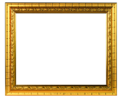 Antique gold frame classic and retro looks png