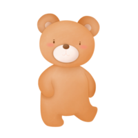 Cartoon drawings of cute bears, hand drawings, cartoon drawings for various related works. png