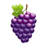 Grape fruit transparent background, AI Generative png