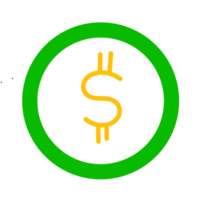 Geld Symbol transparent Hintergrund png