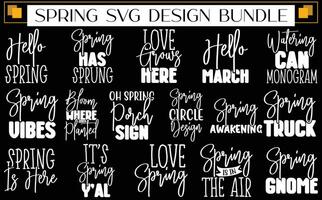 Spring Design Bundle vector
