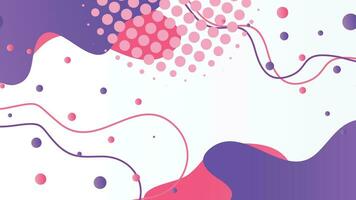 Abstract gradient dynamic fluid shapes background design template vector