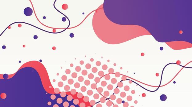 Abstract gradient dynamic fluid shapes background design template vector