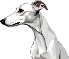 Drawing of a cute dog. AI-Generated. png