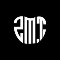 zmt letra logo creativo diseño. zmt único diseño. vector