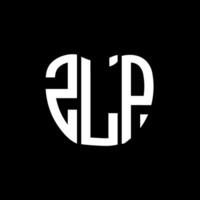 zlp letra logo creativo diseño. zlp único diseño. vector