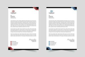 Modern and Creative Letterhead Design Template for Business vector