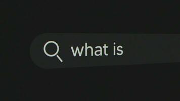 what is in a search bar video
