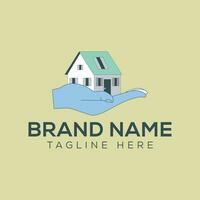 A modern real estate companay logo vector