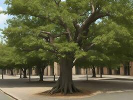 árbol hermosa cerca arriba imagen ai generado foto