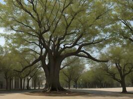 árbol hermosa cerca arriba imagen ai generado foto