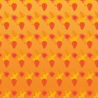 The background design with leaf patterns is suitable for the autumn theme. vector