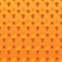 The background design with leaf patterns is suitable for the autumn theme. vector