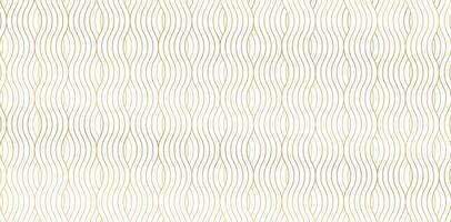 vector illustration Seamless pattern with golden wavy lines on isolated white backgrounds for Fashionable modern wallpaper or textile, book covers, Digital interfaces, prints design templates material