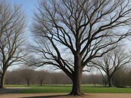 árbol hermosa cerca arriba imagen ai generado foto