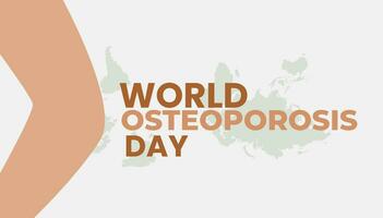 Worls Osteoporosis day. ilustration design vector