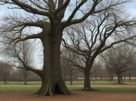 tree beautiful close up image ai generated photo