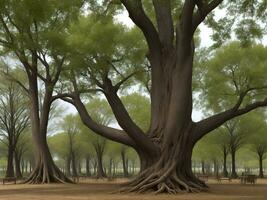 árbol hermosa cerca arriba imagen ai generado foto