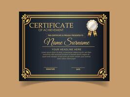 vector gradient elegant certificate template