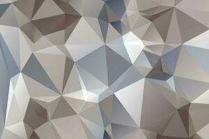 Abstract Gray background, low poly textured triangle shapes in random pattern, trendy lowpoly background. vector