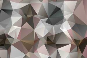 Abstract Gray background, low poly textured triangle shapes in random pattern, trendy lowpoly background. vector