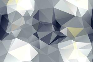 Abstract Gray background, low poly textured triangle shapes in random pattern, trendy lowpoly background. vector