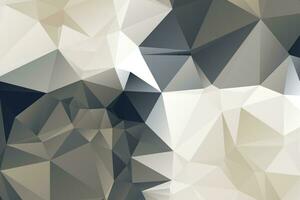 Abstract Gray background, low poly textured triangle shapes in random pattern, trendy lowpoly background. vector