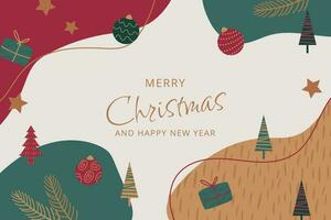 Abstract design background for Christmas. Vector illustration.