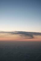 sunset over the sea photo