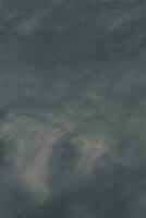 clouds over the sky and sea photo
