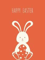 Happy Easter greeting card. vector