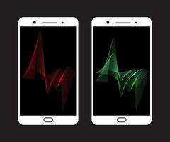 Nice Design Mobile Phone vector