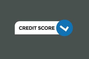 new credit score, website, click button, level, sign, speech, bubble  banner, vector