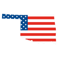 Map of Oklahoma. Oklahoma map. USA map png