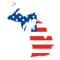 Michigan mapa. mapa de Colorado. Estados Unidos mapa png