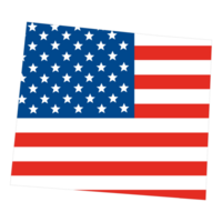 Colorado Karte. Karte von Colorado im Rot. USA Karte png